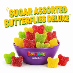 SUGAR ASSORTED BUTTERFLIES DELUXE