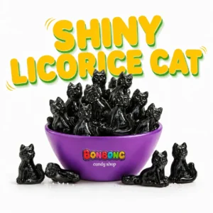 SHINY LICORICE CAT